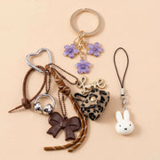 Lot de 3 charms de sac kawaii Y2K – Pack accessoires tendance pour femme