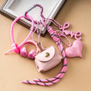 Charm de sac kawaii Y2K avec noeud – Accessoire tendance pour sac femme